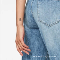 Scorpio Zodiac Symbol Temporary Tattoo (Set Of 3) -Da Vinci Shop scorpio zodiac symbol temporary tattoo