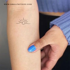 Wave Sunset Temporary Tattoo (Set Of 3) -Da Vinci Shop sea sunset copy st