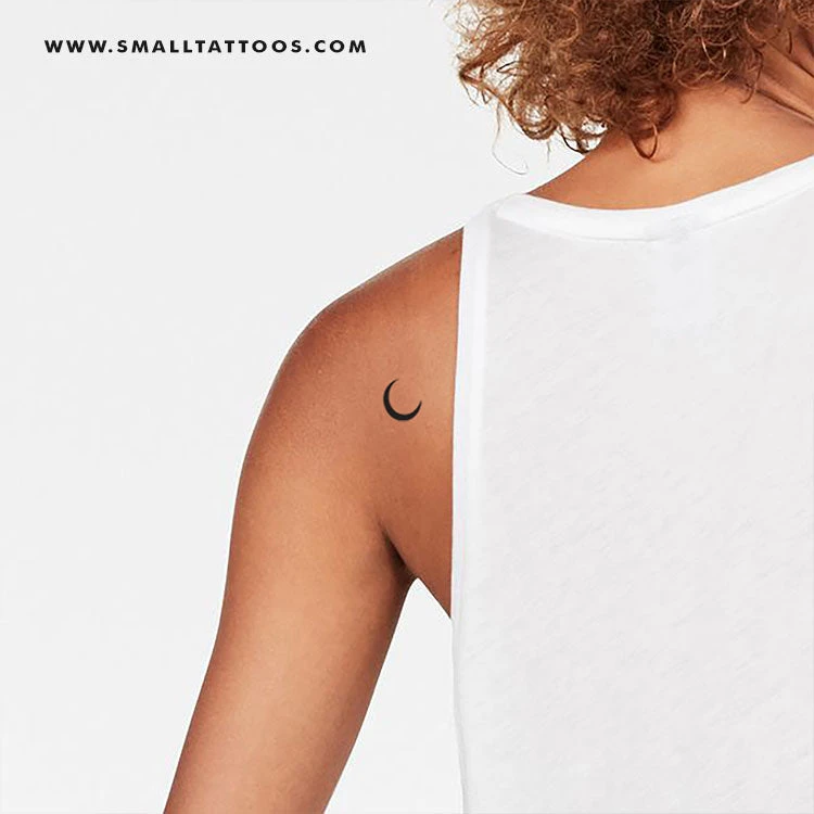 Crescent Moon Temporary Tattoo (Set Of 3) 7 Crescent Moon Temporary Tattoo (Set Of 3) - Image 5