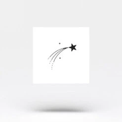 Little Shooting Star Temporary Tattoo (Set Of 3) -Da Vinci Shop shooting star temporary tattoo