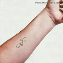Infinity Arrow Temporary Tattoo (Set Of 3) -Da Vinci Shop st infinity arrow temporary tattoo