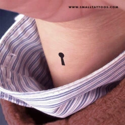 Keyhole Temporary Tattoo (Set Of 3) -Da Vinci Shop st keyhole temporary tattoo