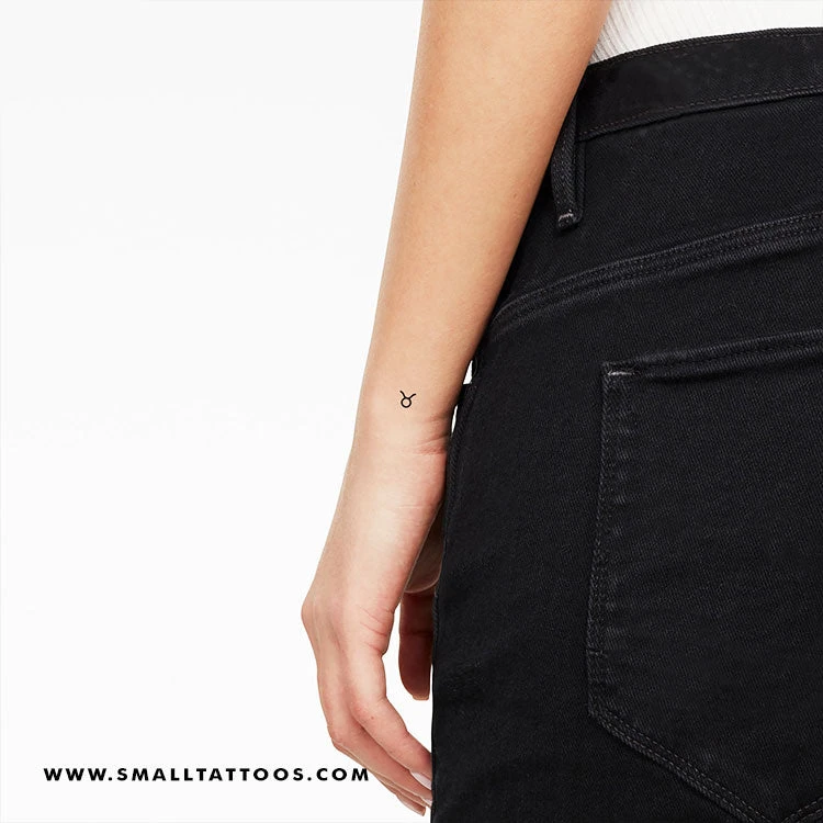 Taurus Zodiac Symbol Temporary Tattoo (Set Of 3) 5 Taurus Zodiac Symbol Temporary Tattoo (Set Of 3) - Image 3
