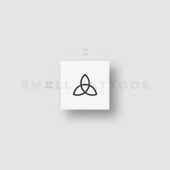 Triquetra Temporary Tattoo (Set Of 3) -Da Vinci Shop triquetra st
