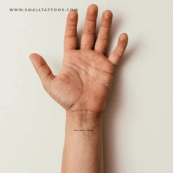 Your Time Is Limited Temporary Tattoo (Set Of 3) 10 Your Time Is Limited Temporary Tattoo (Set Of 3) -Da Vinci Shop your time is limited temporary tattoos